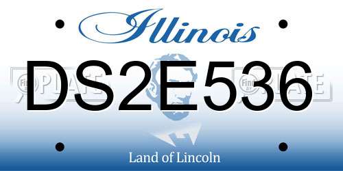 DS2E536 Illinois License Plate