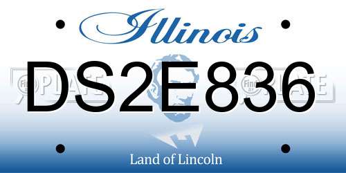DS2E836 Illinois License Plate
