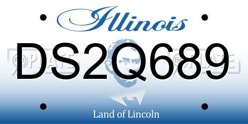 DS2Q689 Illinois License Plate