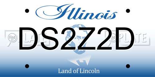 DS2Z2D Illinois License Plate