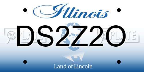 DS2Z2O Illinois License Plate