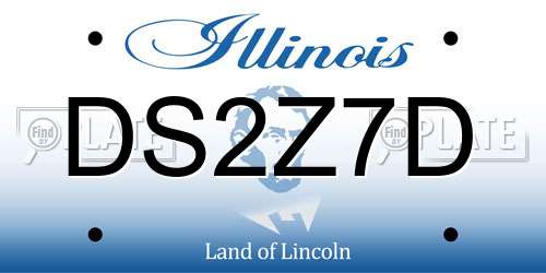 DS2Z7D Illinois License Plate