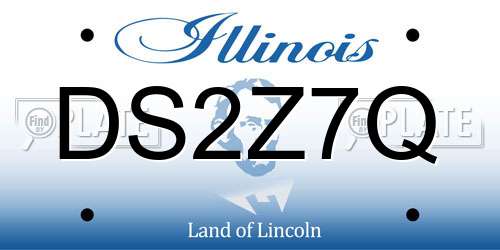 DS2Z7Q Illinois License Plate