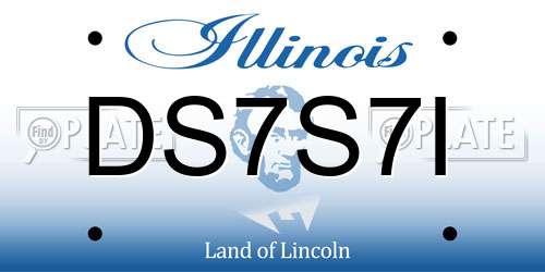 DS7S7I Illinois License Plate
