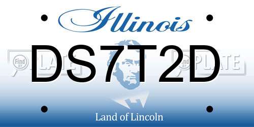DS7T2D Illinois License Plate