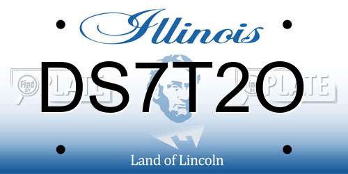 DS7T2O Illinois License Plate