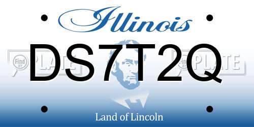 DS7T2Q Illinois License Plate