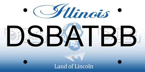 DSBATBB Illinois License Plate