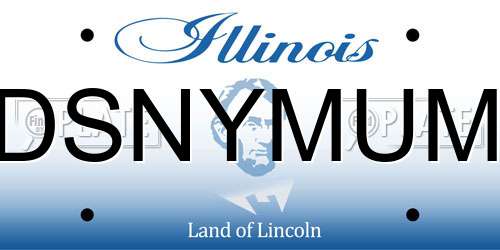 DSNYMUM Illinois License Plate