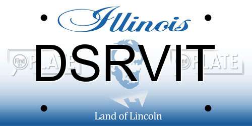 DSRVIT Illinois License Plate