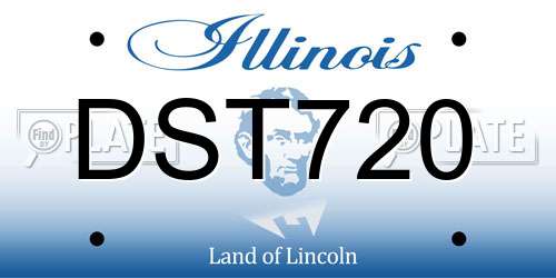 DST720 Illinois License Plate