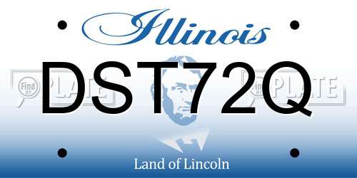 DST72Q Illinois License Plate