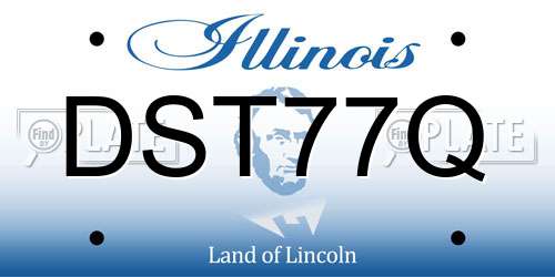 DST77Q Illinois License Plate
