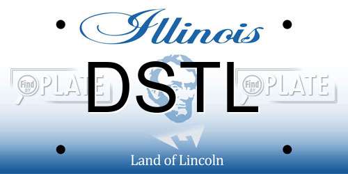 DSTL Illinois License Plate