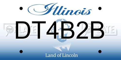DT4B2B Illinois License Plate