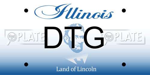 DTG Illinois License Plate