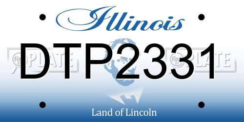 DTP2331 Illinois License Plate