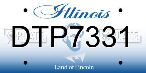 DTP7331 Illinois License Plate