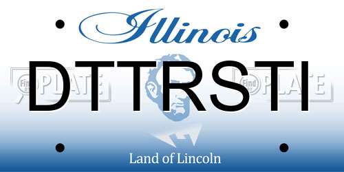 DTTRSTI Illinois License Plate