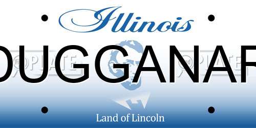 DUGGANAR Illinois License Plate
