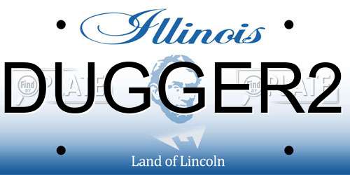 DUGGER2 Illinois License Plate