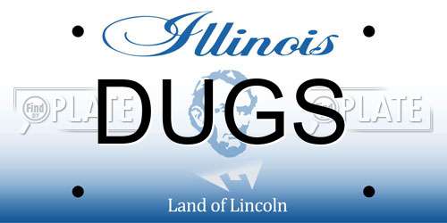 DUGS Illinois License Plate