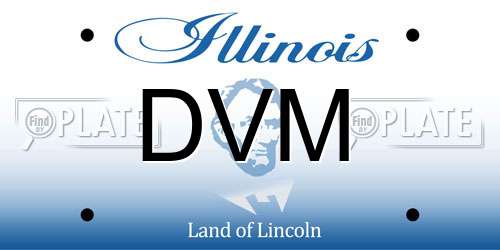 DVM Illinois License Plate
