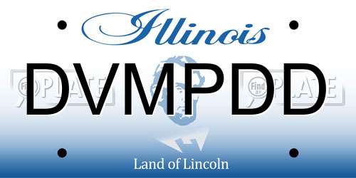 DVMPDD Illinois License Plate