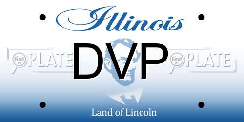 DVP Illinois License Plate