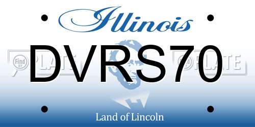 DVRS70 Illinois License Plate