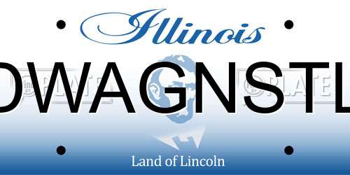 DWAGNSTL Illinois License Plate