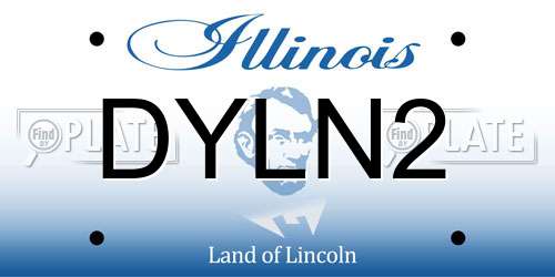 DYLN2 Illinois License Plate