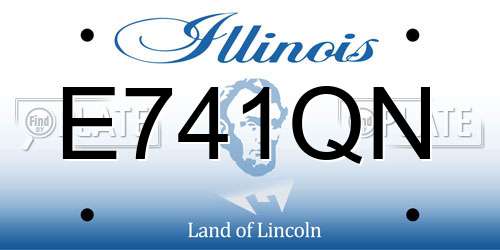 E741QN Illinois License Plate