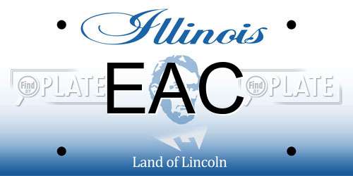 EAC Illinois License Plate