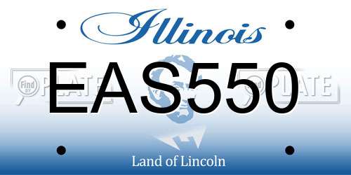 EAS550 Illinois License Plate