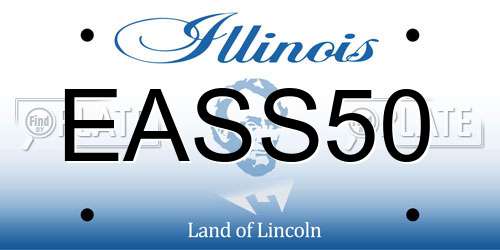 EASS50 Illinois License Plate