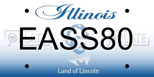 EASS80 Illinois License Plate