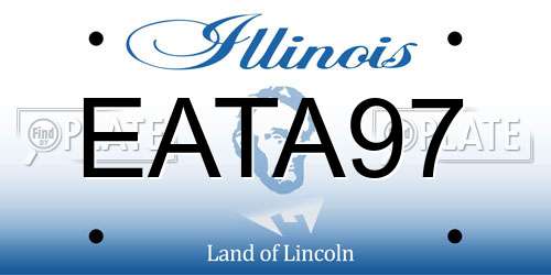 EATA97 Illinois License Plate