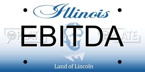 EBITDA Illinois License Plate