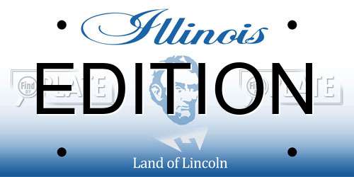 EDITION Illinois License Plate