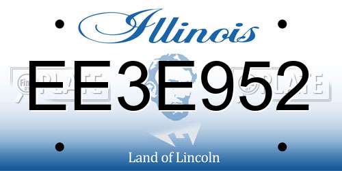 EE3E952 Illinois License Plate
