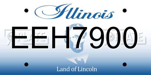 EEH7900 Illinois License Plate
