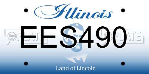 EES490 Illinois License Plate