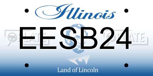 EESB24 Illinois License Plate