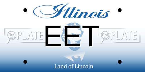 EET Illinois License Plate