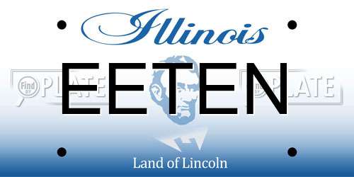 EETEN Illinois License Plate