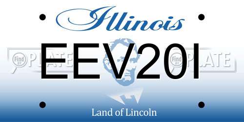 EEV20I Illinois License Plate