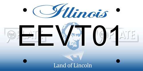 EEVT01 Illinois License Plate