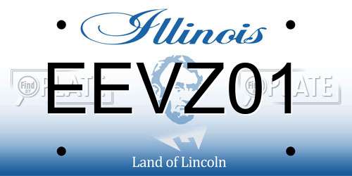 EEVZ01 Illinois License Plate
