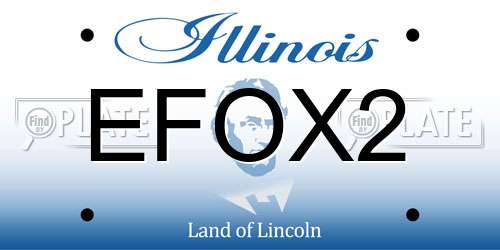 EFOX2 Illinois License Plate